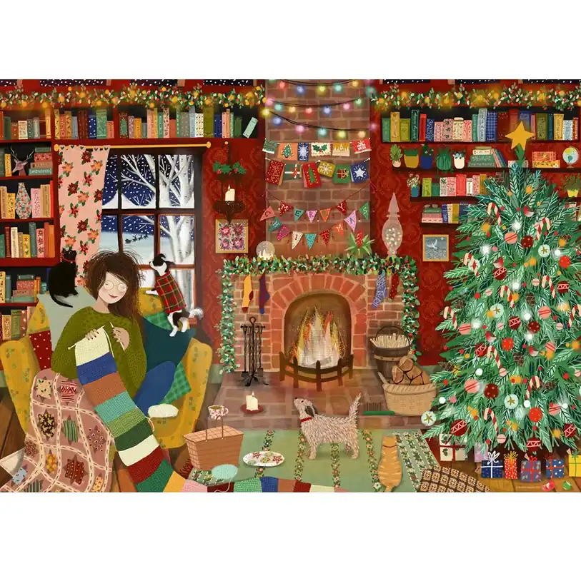Lägg i varukorg | Ravensburger Home for Christmas, 1000pc