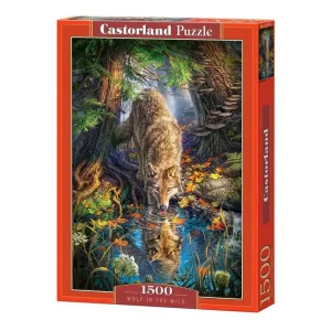 Selecta Play Castorland Jigsaw Puzzle Wolf in the Wild 1500pcs. 2D Pussel - Ny produkt