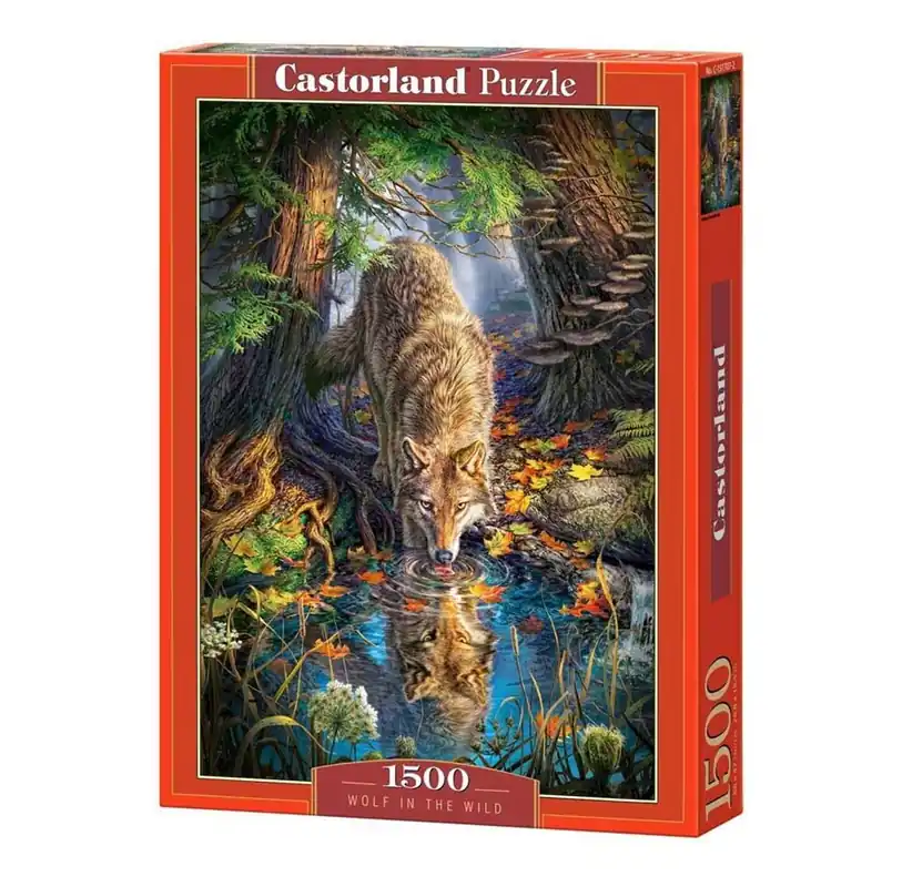 Selecta Play Castorland Jigsaw Puzzle Wolf in the Wild 1500pcs. 2D Pussel - Ny produkt