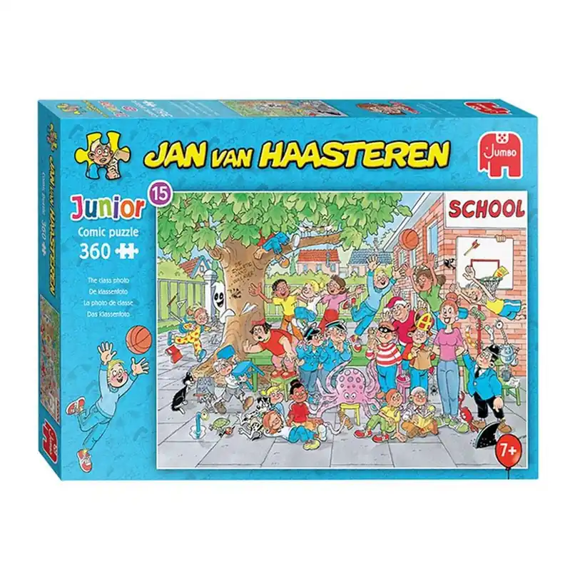 Fyndpris | Jan van Haasteren Jigsaw Puzzle Junior Class photo 360 pcs. 2D Pussel