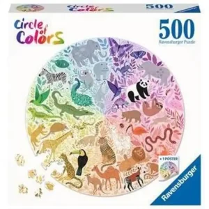 Kampanjen går snart ut | Ravensburger Circle of Colors Puzzles - Animals 500pcs. 2D Pussel