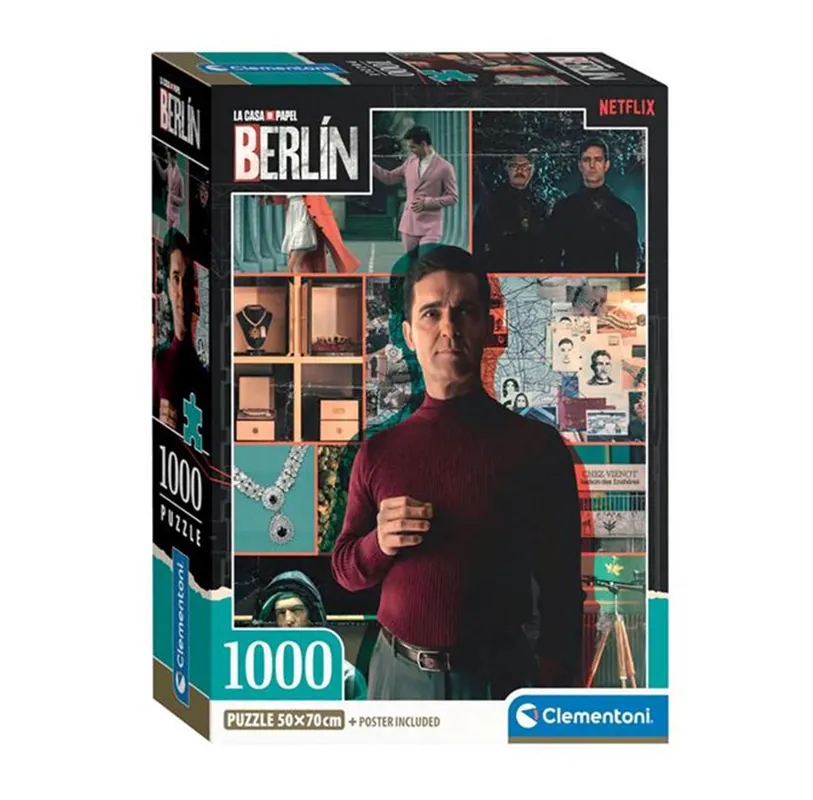 Expressfrakt | Clementoni Jigsaw Puzzle La Casa de Papel II 1000pcs. 2D Pussel