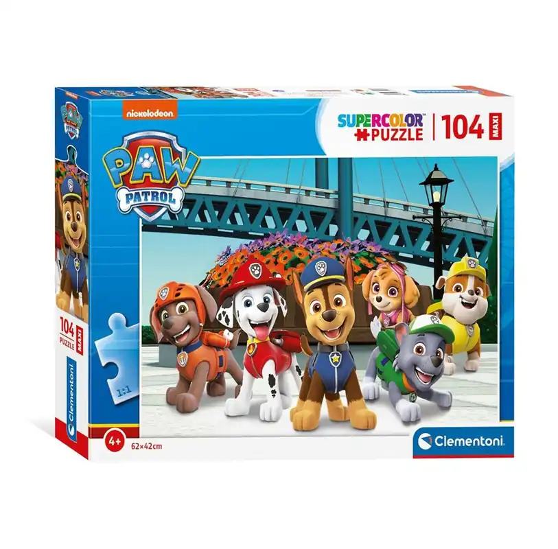 Premiumkvalitet - Clementoni Maxi Puzzle PAW Patrol 104st. 2D Pussel