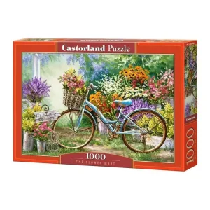 Bra pris - Selecta Play Castorland Jigsaw Puzzle The Flower Mart 1000pcs. 2D Pussel