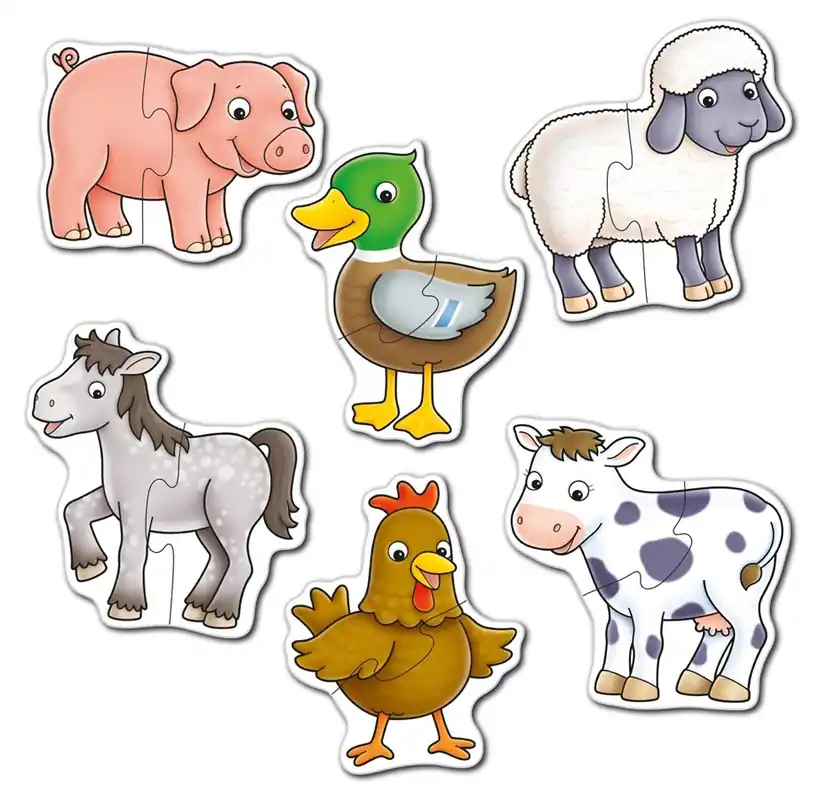 Orchard Farmyard - Puzzle Set 2D Pussel - Populär