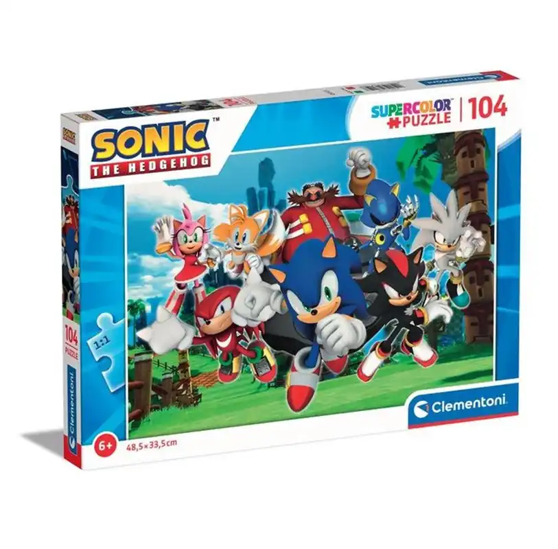 Clementoni Supercolor Sonic the hedgehog 2D Pussel | Handla säkert