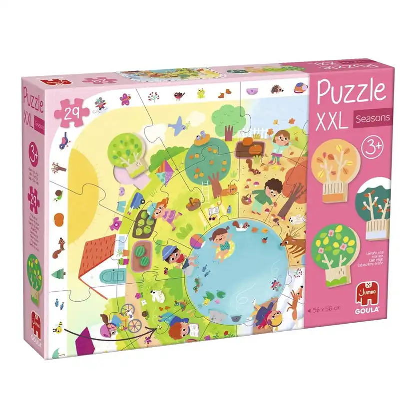 Jumbo Goula Puzzle XXL Seasons - 29 pcs. 2D Pussel - Premiumkvalitet