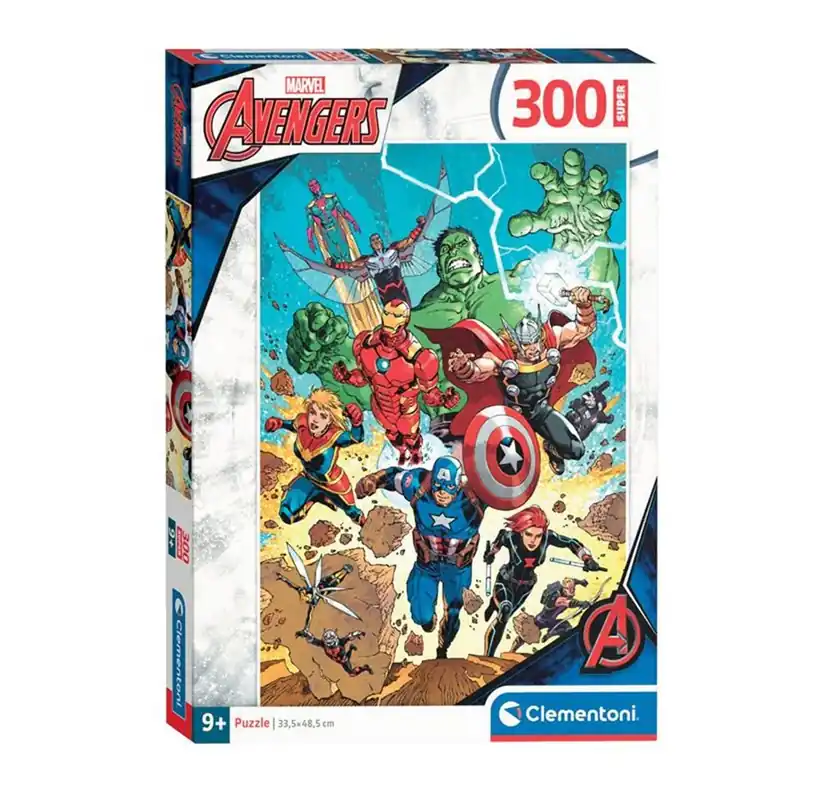 Clementoni Jigsaw Puzzle Super Color The Avengers 300pcs. 2D Pussel - Efterfrågad