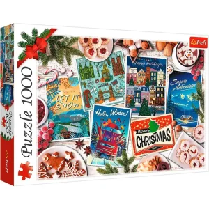 Gratis retur - Trefl Puzzle - Winter Memories (1000 pieces) 2D Pussel