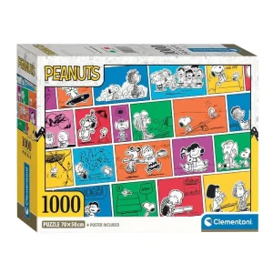 Clementoni Jigsaw Puzzle Peanuts Snoopy 1000pcs. 2D Pussel | Beställ idag