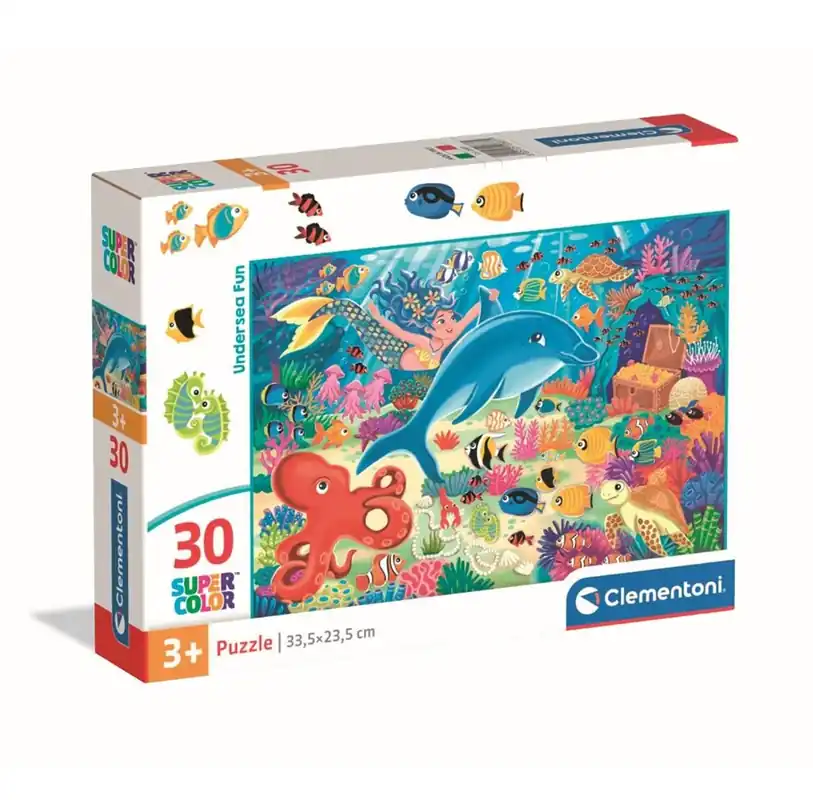 Clementoni Jigsaw Puzzle Undersea Fun 30 pcs. 2D Pussel - Populär
