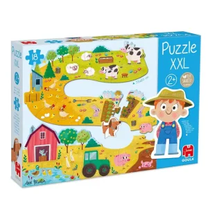 Bara idag - Jumbo Goula Puzzle XXL Farm Animals - 18 pcs. 2D Pussel