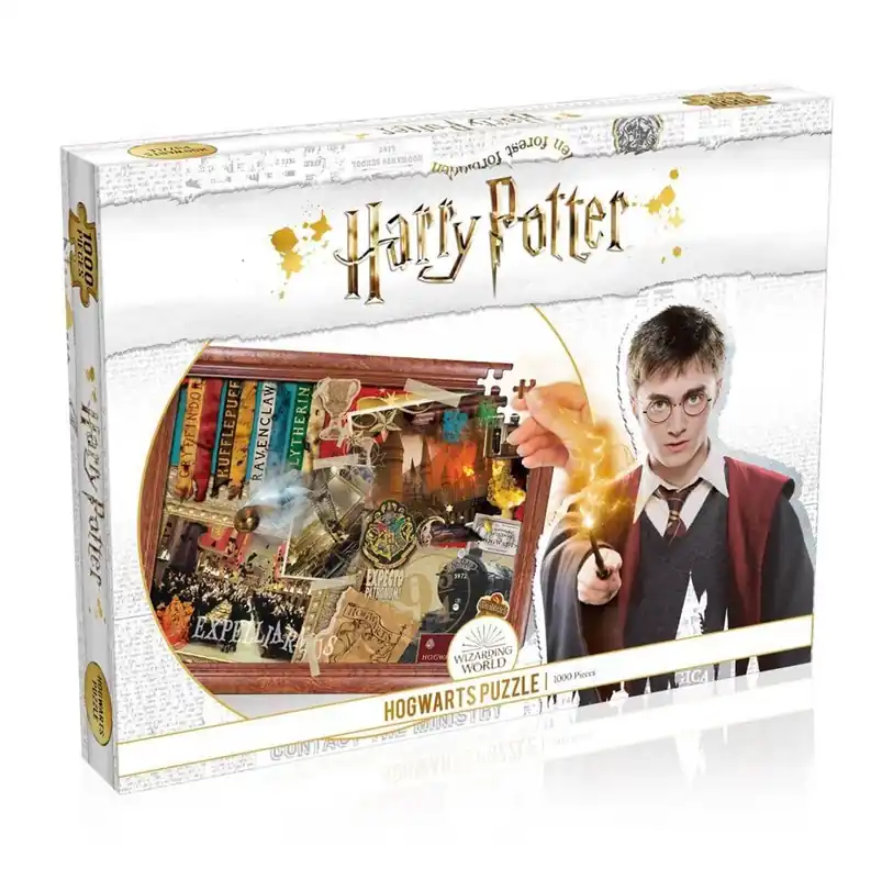 Bara idag | Winning Moves Harry Potter Hogwarts Collectors (1000) 2D Pussel