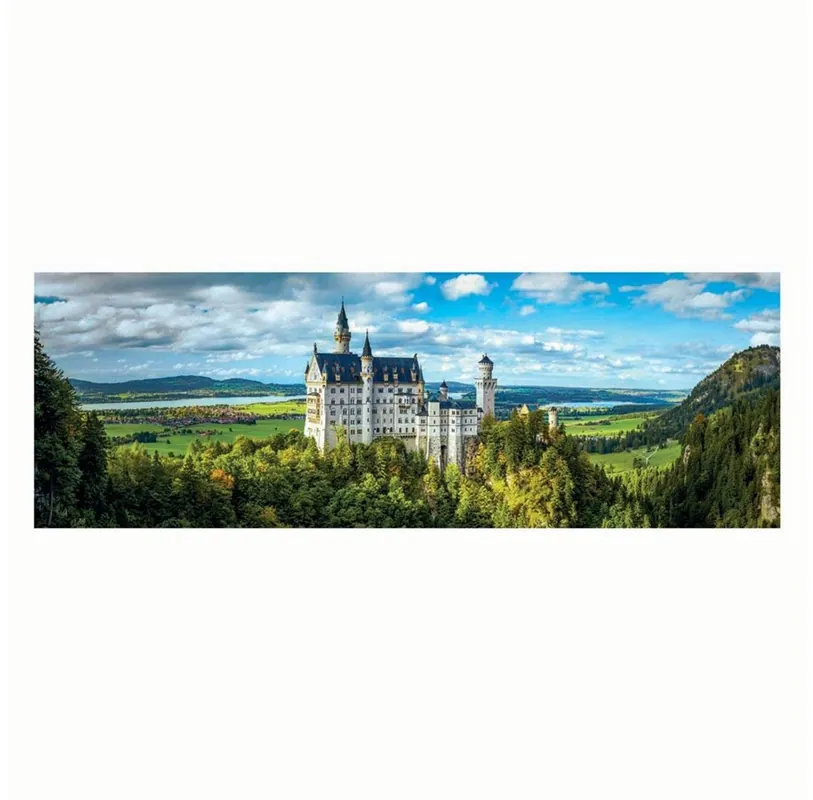 Favorit hos kunderna - Clementoni Panorama Puzzle Neuschwanstein Castle 1000 pcs. 2D Pussel