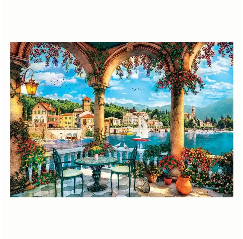 Clementoni Jigsaw Puzzle Artworks View of Lake Com 2D Pussel - Bra pris