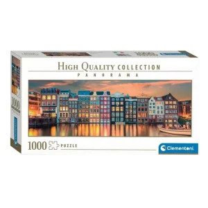 Specialpris | Clementoni Jigsaw Puzzle Panorama Bright Amsterdam 1000pcs. 2D Pussel
