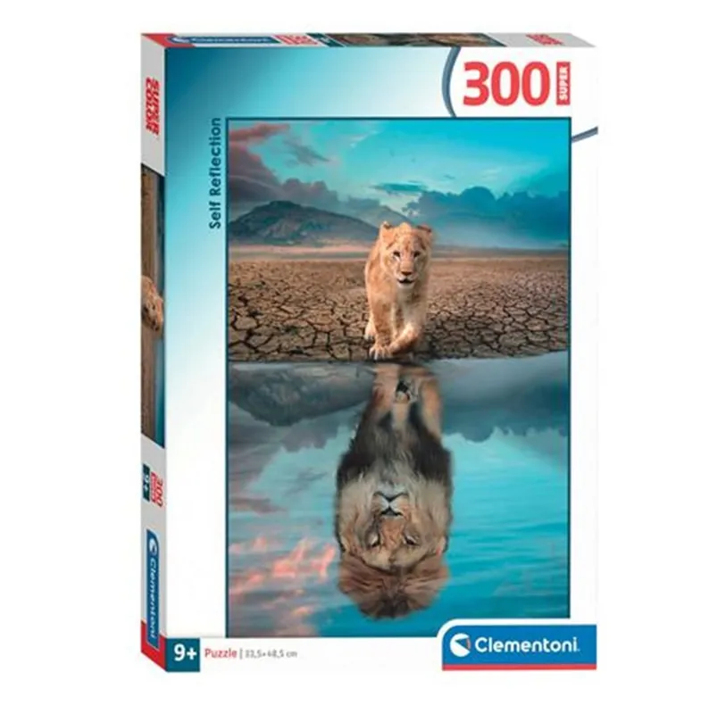 Clementoni Jigsaw Puzzle Super Color Self Reflection 300 pcs. 2D Pussel - Kanonerbjudande