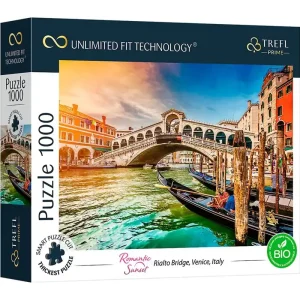 Trefl Puzzle - Unlimited Fit - Rialto Bridge Venice Italy (1000 pieces) 2D Pussel - Populärt just nu