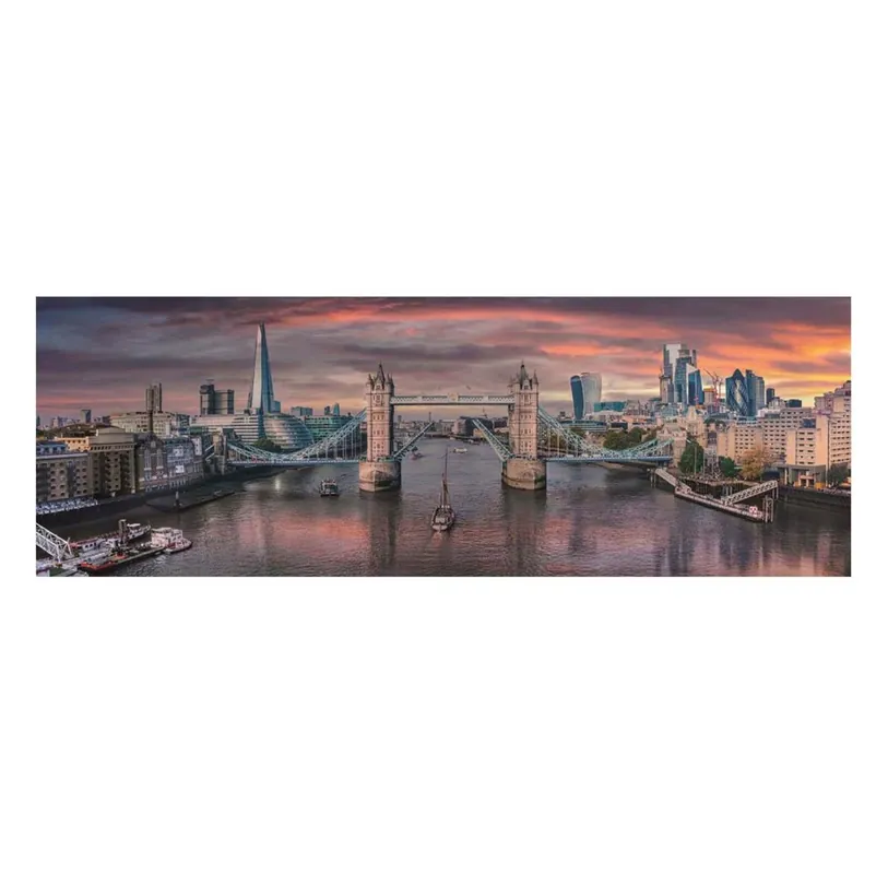 Clementoni Jigsaw Puzzle The River Thames 1000pcs. 2D Pussel - Gratis retur