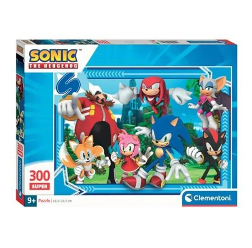 Clementoni Jigsaw Puzzle Super Color Sonic 300pcs 2D Pussel | Dagens erbjudande