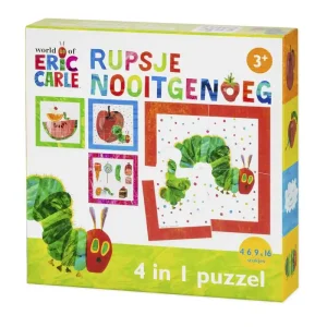 Bambolino Toys The Very Hungry Caterpillar 4-1 puzzel 2D Pussel - Endast ett fåtal kvar