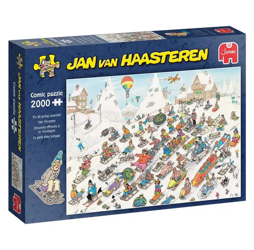 Jumbo Jan van Haasteren Jigsaw Puzzle - From Below! - 2000 pcs. 2D Pussel - Nyhet i webbutiken