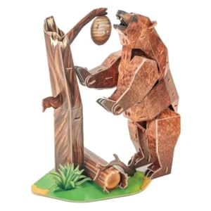 Toppkvalitet | Cubic Fun 3D Puzzle National Geographic Brown Bear 3D pusselspel
