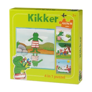 Bambolino Toys The world of Frog Puzzle 4in1 2D Pussel - Favorit hos kunderna