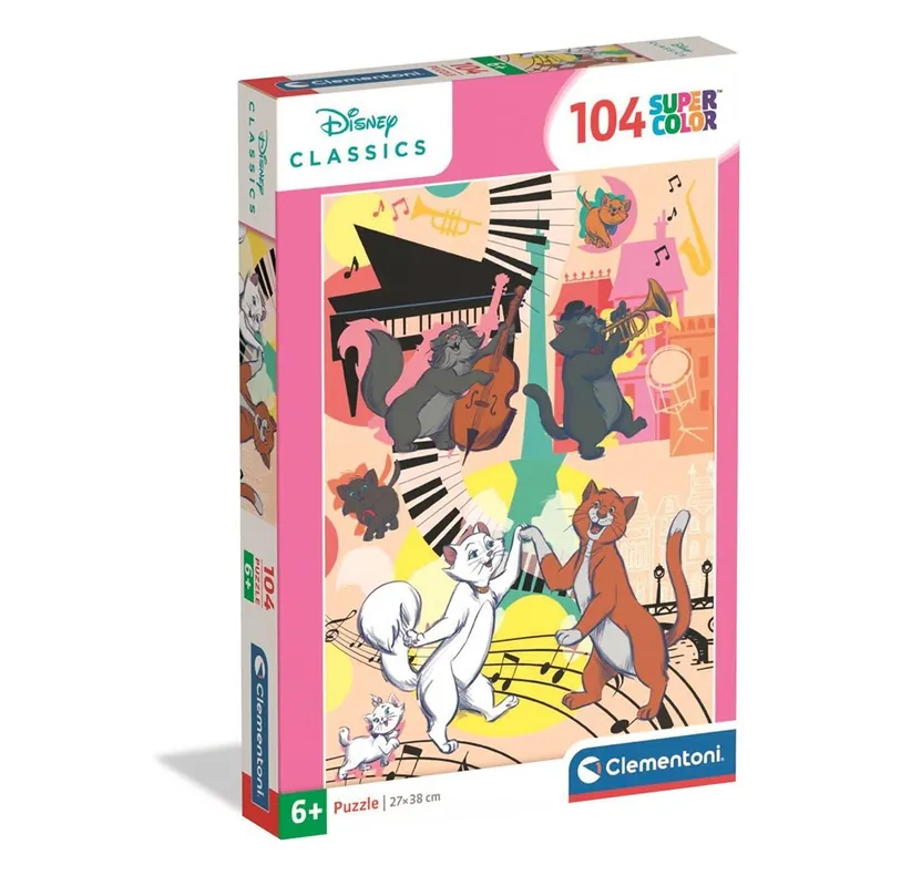 Clementoni Puzzle Aristocats 104 pieces 2D Pussel - Passa på nu