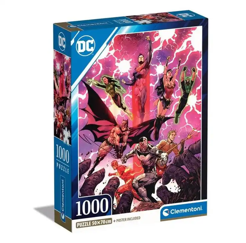 Sänkt pris | Clementoni DC Comics Justice League Super Heroes (1000)