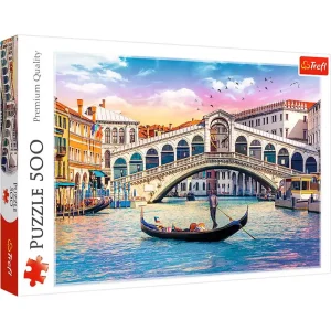 Trefl Puzzle - Rialto Bridge Venice (500) - Snart slut