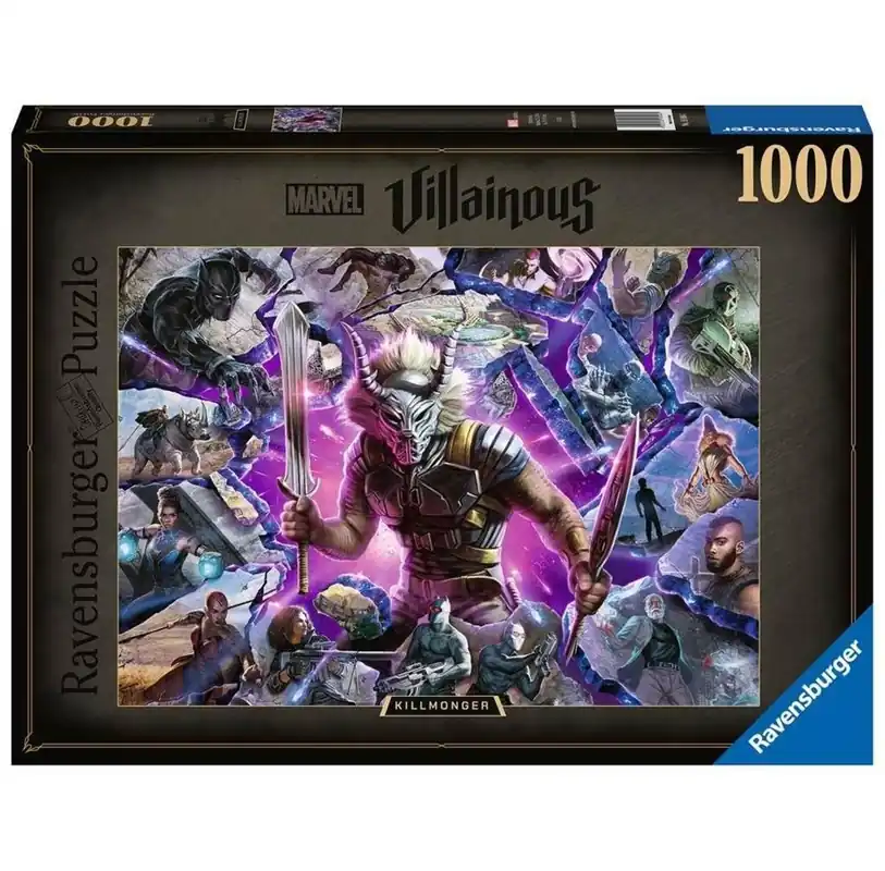 Ravensburger Marvel Villainous Killmonger 1000pcs - Reapris