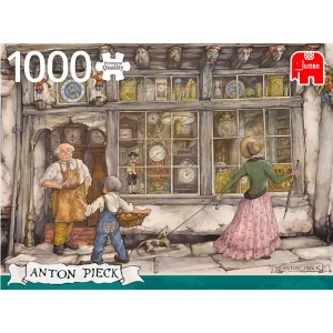 Extra bra pris | Jumbo Puzzle - The Clock Shop Anton (1000 pcs)