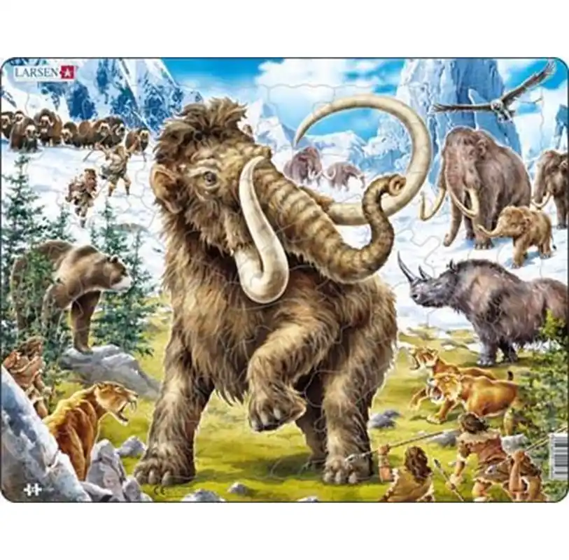 Larsen Puzzles Puzzle Mammoth - 64 pieces Maxi (36.5x28.5 cm) 2D Pussel | Väl omtyckt