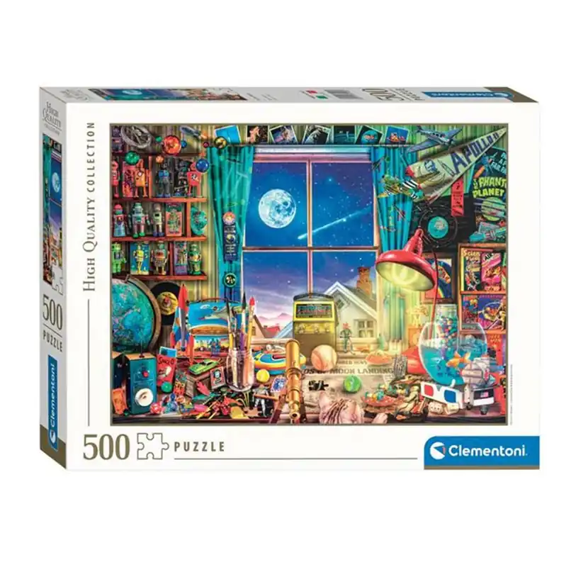 Fyndpris - Clementoni Jigsaw Puzzle To The Moon 500pcs.
