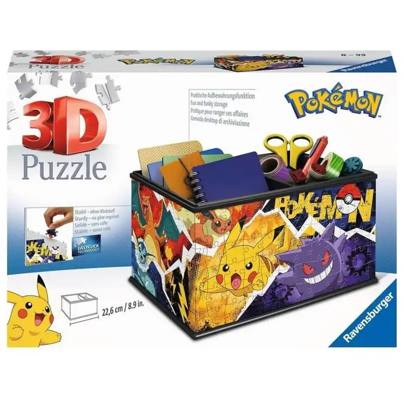 Ravensburger Storage Box Pokémon 216p 3D pusselspel | Rabatt