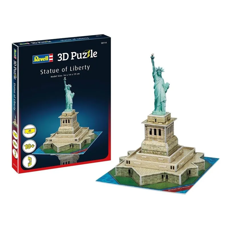 Finns i lager - Revell 3D Puzzle Building Kit - Statue of Liberty 3D pusselspel
