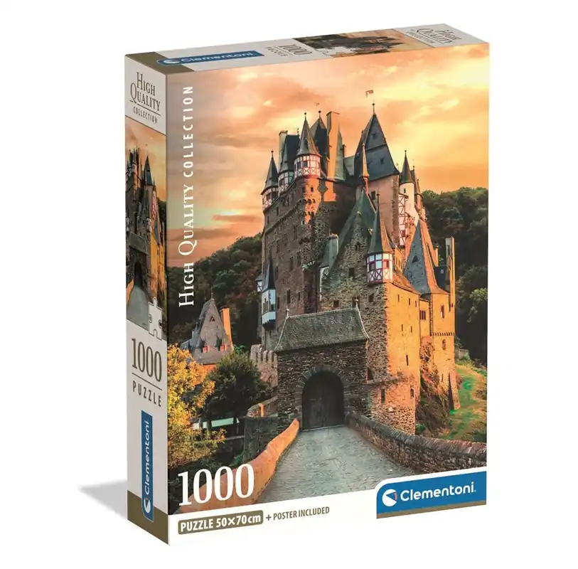 Clementoni Puzzle 1000 Pcs CB Eltz Castle | Fabrikspris