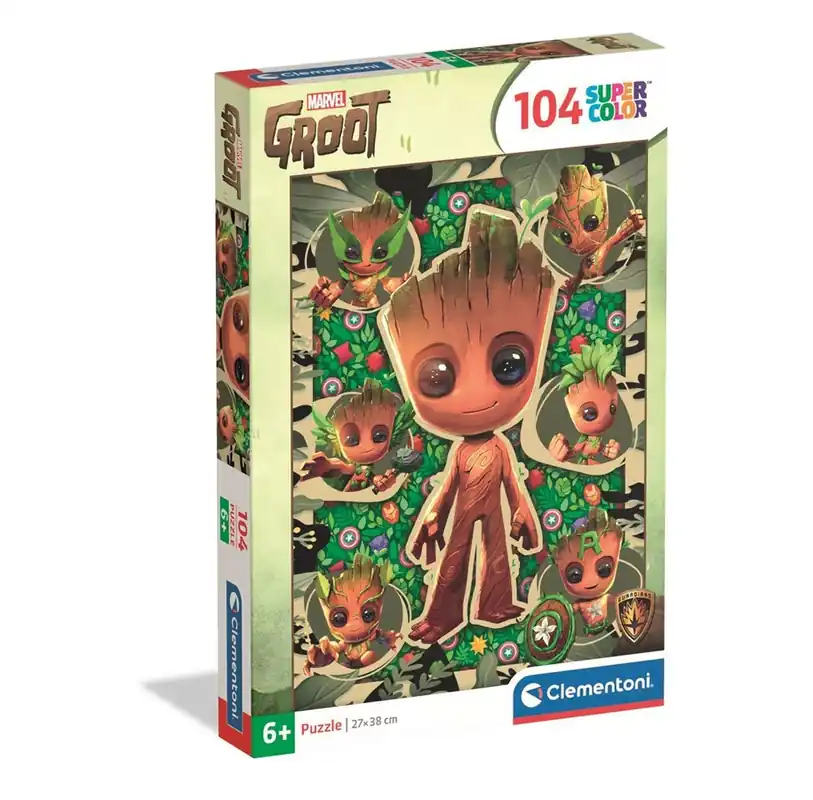 Mycket uppskattad - Clementoni Puzzle Marvel I Am Groot 104 pieces 2D Pussel