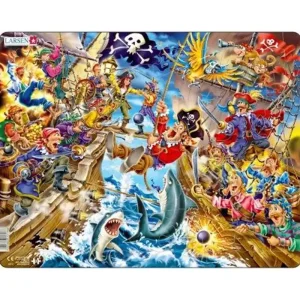 Larsen Puzzles 2 pirate ships - Storsäljare
