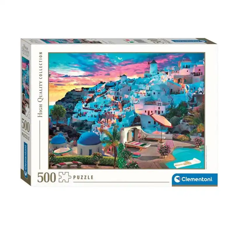 Väl omtyckt - Clementoni Jigsaw Puzzle Greece View 500pcs. 2D Pussel