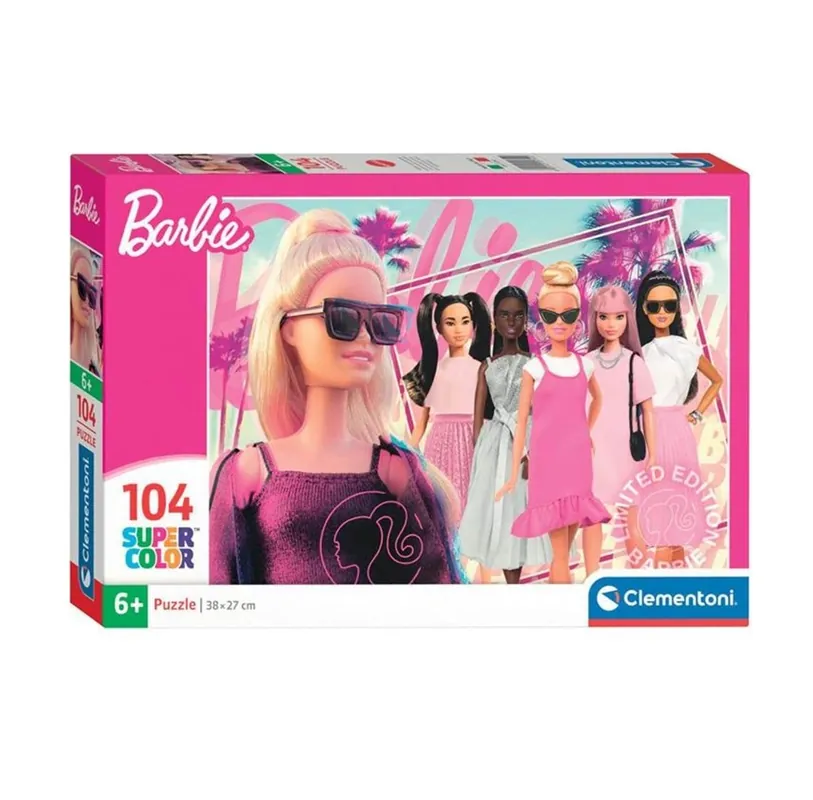 Clementoni Jigsaw Puzzle Super Color Barbie 104pcs. 2D Pussel | Spara mer