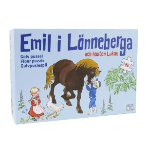 Kanonpris - Emil fra Lønneberg Emil - Floor Puzzle - Emil & Ida