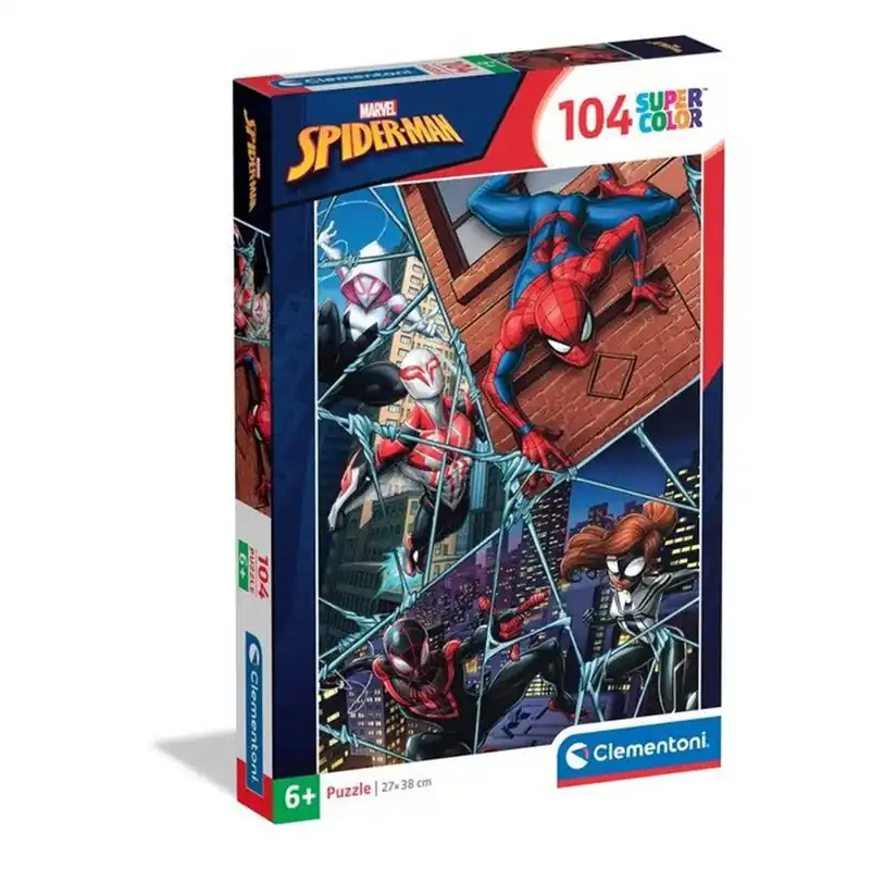Clementoni Spider-Man Super Colour Puzzle (104) - Bästa pris