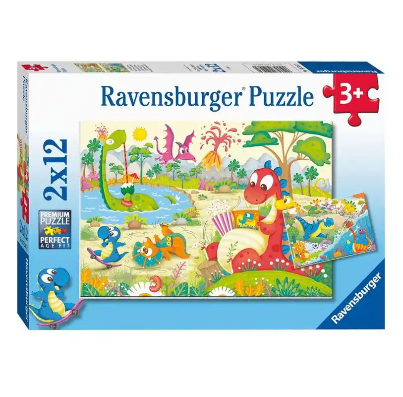 Prisnedsättning | Ravensburger My Dino Friends 2x12pcs