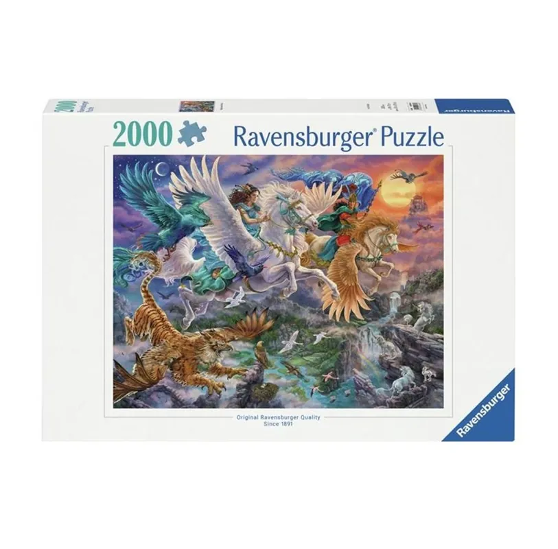 Mycket uppskattad - Ravensburger Pegasus And Friends 2000p