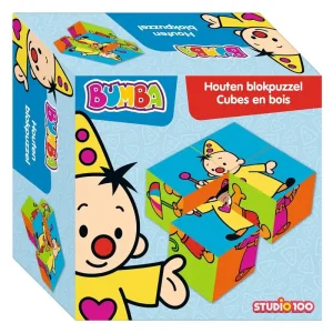 Studio 100 Bumba Wooden Block Puzzle 4pcs. | Nytt lägre pris
