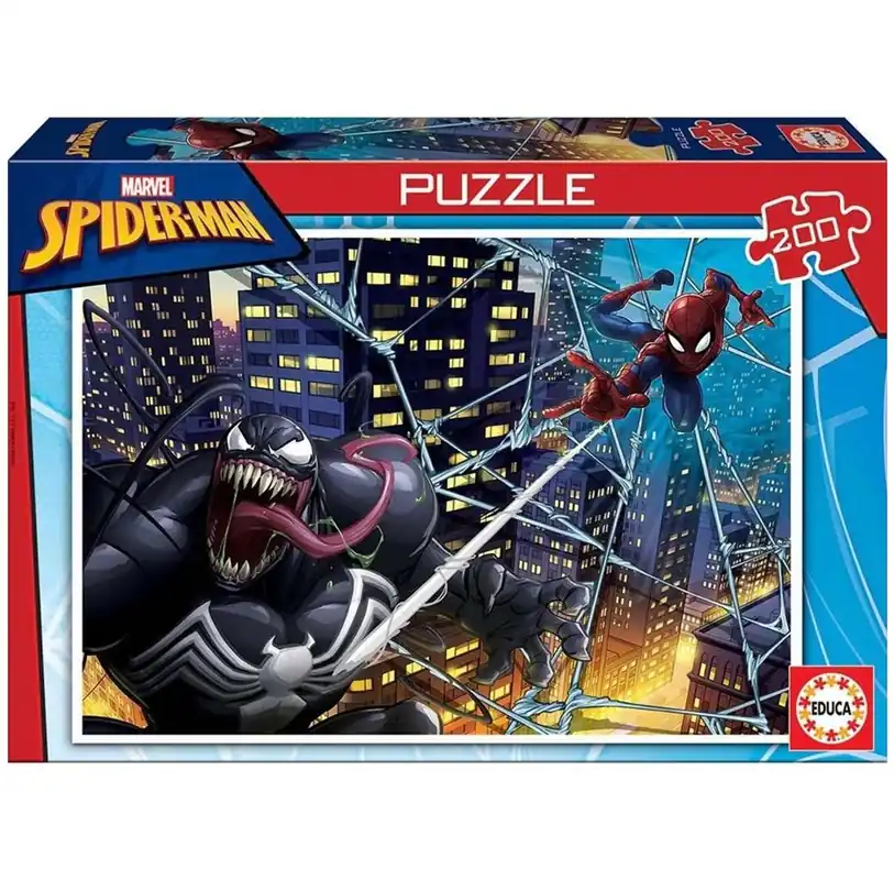 Specialerbjudande - Educa Pussel Spider-Man 2x100 3D pusselspel