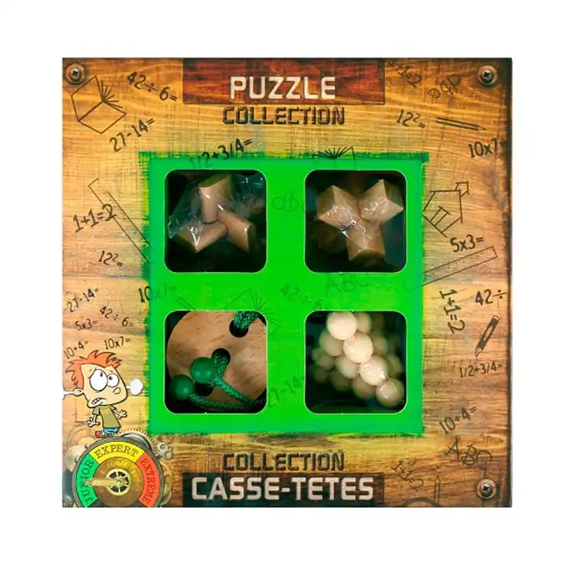 Eureka Wooden Brain Puzzles Junior 4 pcs. | Mycket populär