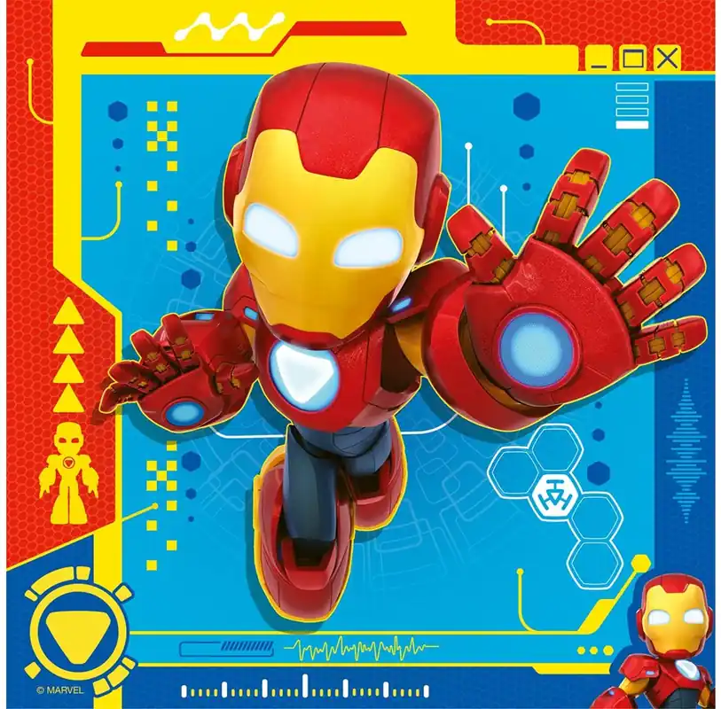 Så länge lagret räcker | Ravensburger Iron Man & His Awesome Friends, 3x 49pc
